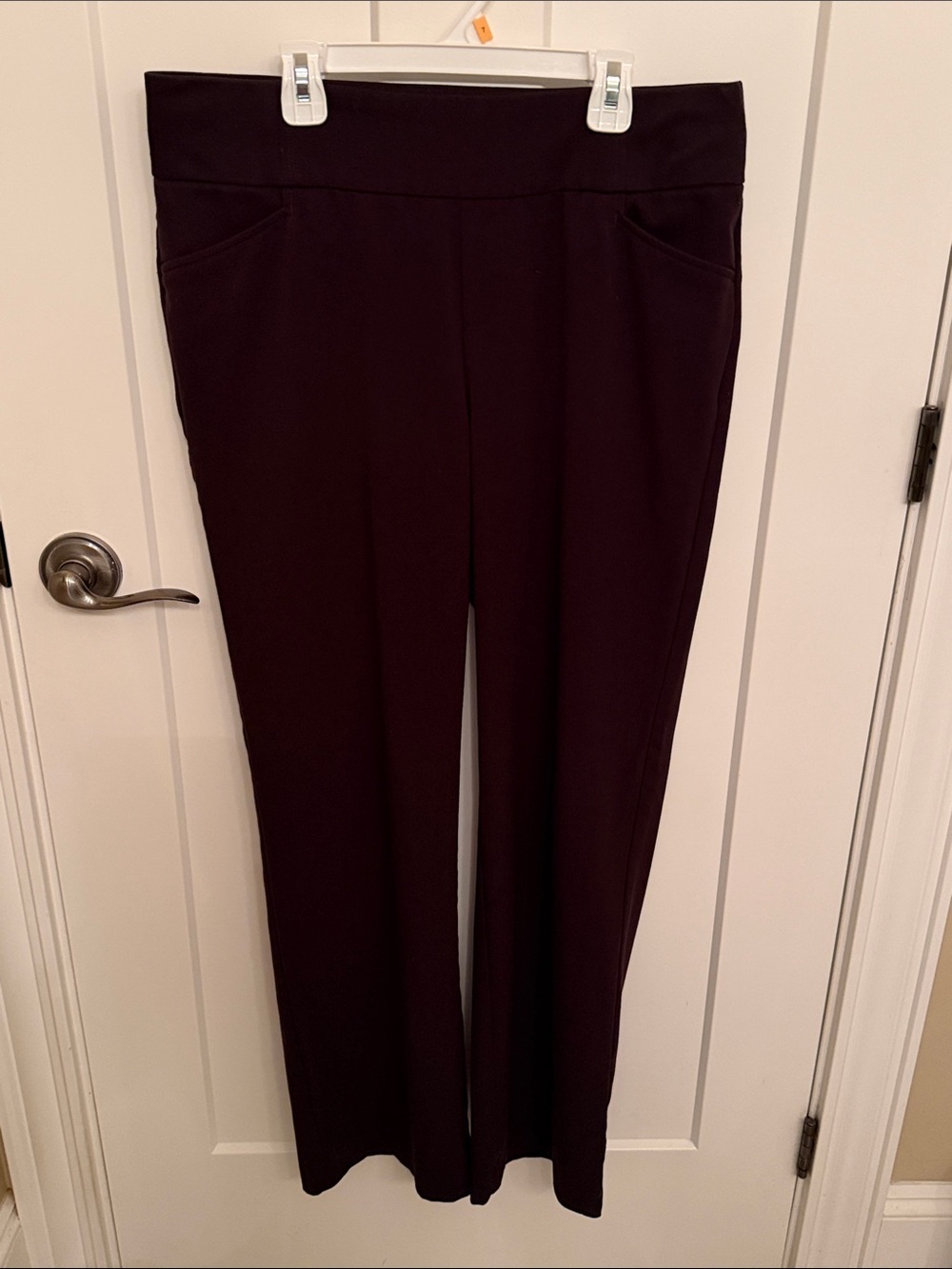 Christopher & Banks Wide-Leg Pull-On Pants in Brown, size 10